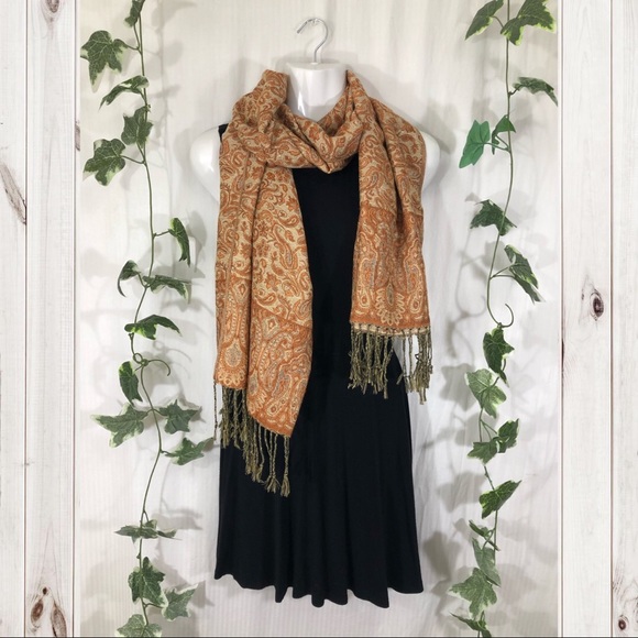 pashmina Accessories - Pashmina Sparkled Cashmere & Silk Scarf!